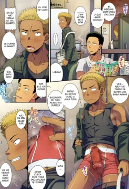 Dois Irmãos Pervertidos Que São Viciados Em Se Masturbar – Yaoi Hentai – Português do Brasil