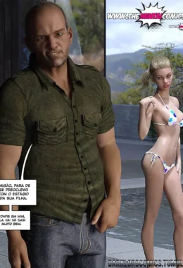 Elsa Poolside – Hentai 3D – Quadrinho Original