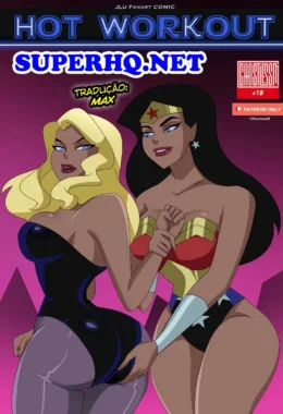 [GhostLessm] Justice League, Hot Workout – Lesbicas Hentai – Português do Brasil