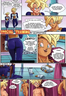 Goku enrabando Gohan – Gay Cartoon – Português do Brasil
