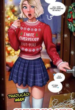 Gwen Celebrates Christmas – Hentai – Tradução Em Português