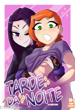 Gwen Tennyson e Ravena no sexo lesbico – Jovens Titãs Hentai – PT-BR