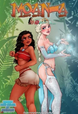 Hentai Moana e Elsa da Frozen quadrinhos eróticos – Hentai – Quadrinho Original