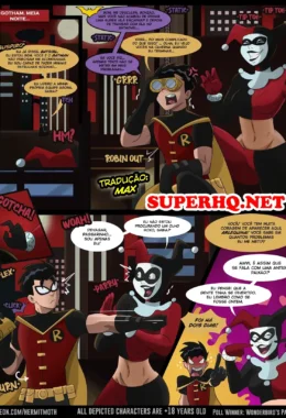 HermitMoth, Harley and Robin – Cartoon Pornô – PT Brasil