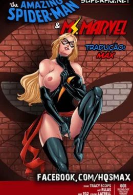 Homem Aranha Fudendo Miss Marvel – Heróis Porno – Português do Brasil