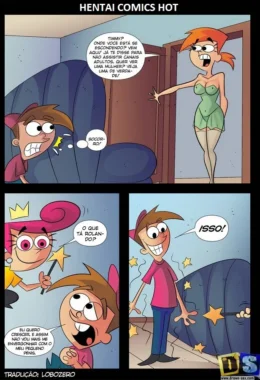 HQ comics Hentai Os padrinhos mágicos – Gibi Pornô – Site Para Ler Completo