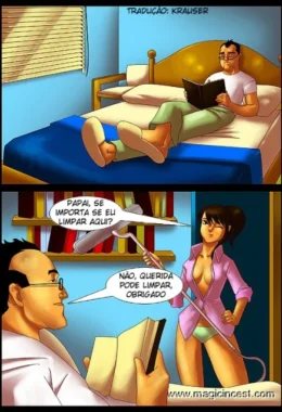 HQ Erótico Incesto Pai Comendo Filha Quadrinhos Porno – Quadrinhos Pornô – Tradução Em Português
