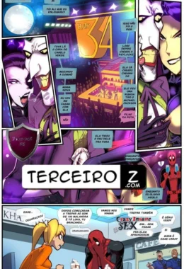 HQs e Historinhas cartoon: Deadpool comendo Arlequina e suas amigas – Cartoon Pornô – Português do Brasil